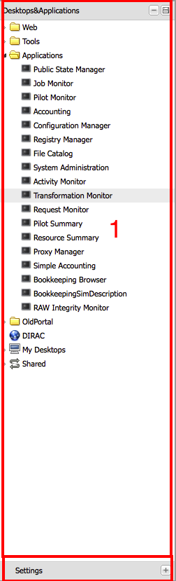 menu structure